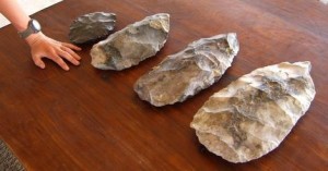 Giant Stone Age axes