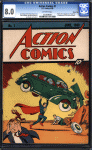 Million-dollar Action Comics #1, graded 8.0