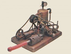 Steam powered vibrator, 1869