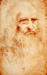 Leonardo self-portrait in red chalk