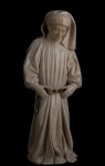 Mourner with hands on his belt, alabaster, carved 1494