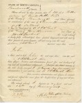 Document of sale of slave named "John", courtesy of Keya Morgan
