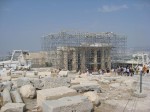 Temple of Athena Nike under scaffolding, 2007