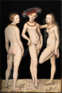 The Three Graces by Lucas Cranach