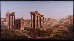 micromosaic of the Roman Forum, by Cesare Roccheggiani, ca. 1879