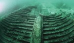 Hull of the Grado shipwreck in situ