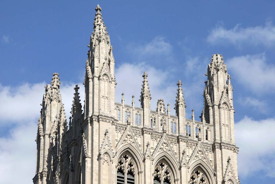 Washington National Cathedral pinnacles The 58magnitude earthquake that 