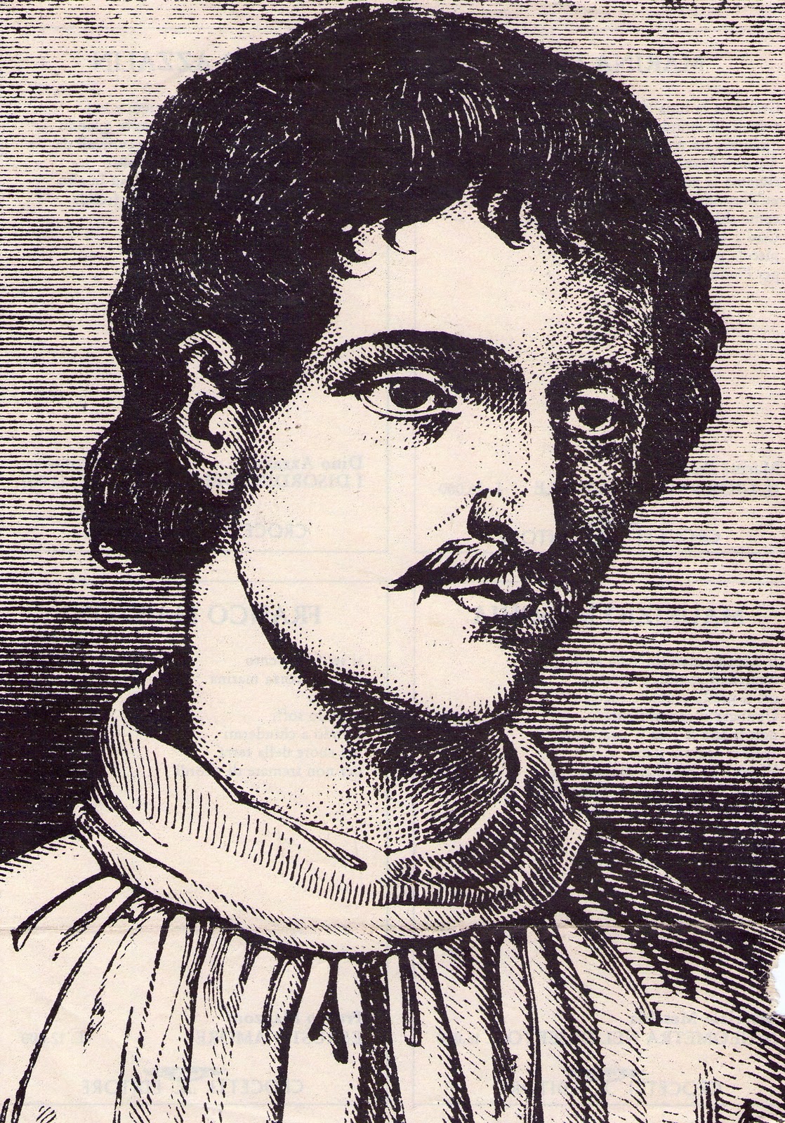 <b>Giordano Bruno</b>, 18th century engraving - bruno-giordano