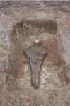 Grave of Christian Anglo-Saxon girl, 7th century A.D.
