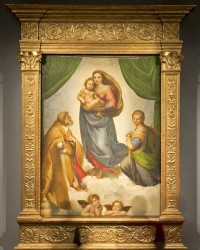 Raphael's Sistine Madonna in its new frame