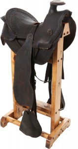 Custer's custom saddle used during the Indian Wars