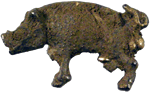 Stillingfleet boar badge, front