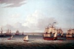 "British Fleet Entering Havana" by Dominique Serres, 1775. HMS Namur is the large one in right foreground