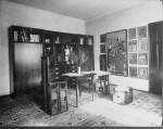 Klimt's reception room, photo by Moritz Nähr, 1917-18