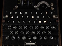 Keyboard of the 1941 Enigma machine for sale