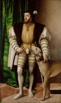 "Portrait of King Charles V with his English Water Dog " by Jakob Seisenegger, 1532