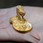 Thracian gold horse head
