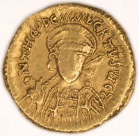 Gold coin of King Theudebert I from Drenthe hoard