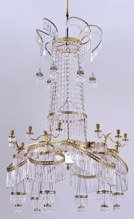 Werner & Mieth spiral chandelier now in the collection of the Toledo Museum of Art