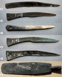 Knives (a-e) and saw (f) from Minusinsk Museum