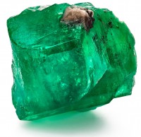 La Gloria, rough emerald from the Muzo mines of Colombia recovered from the wreck of Nuestra Senora de Atocha. Photo courtesy Guernseys.