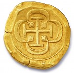Spanish eight escudo coin recovered from the Atocha. Photo courtesy Guernsey's.