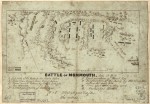 Map of troop movements at the Battle of Monmouth, ca. 1778. Image courtesy the Library of Congress.