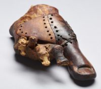 Toe prosthesis of a female burial from the Theban tomb TT95, early first millennium BC. Egyptian Museum Cairo, JE100016a. Photo by Matjaž Kacicnik, University of Basel, LHTT. 