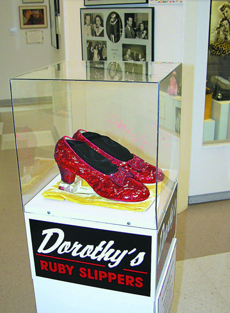 Thief of Ruby Slippers thought they were real rubies