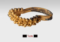 Gold granulation ring. Photo by P. Vezyrtzis, courtesy the Greek Ministry of Culture.