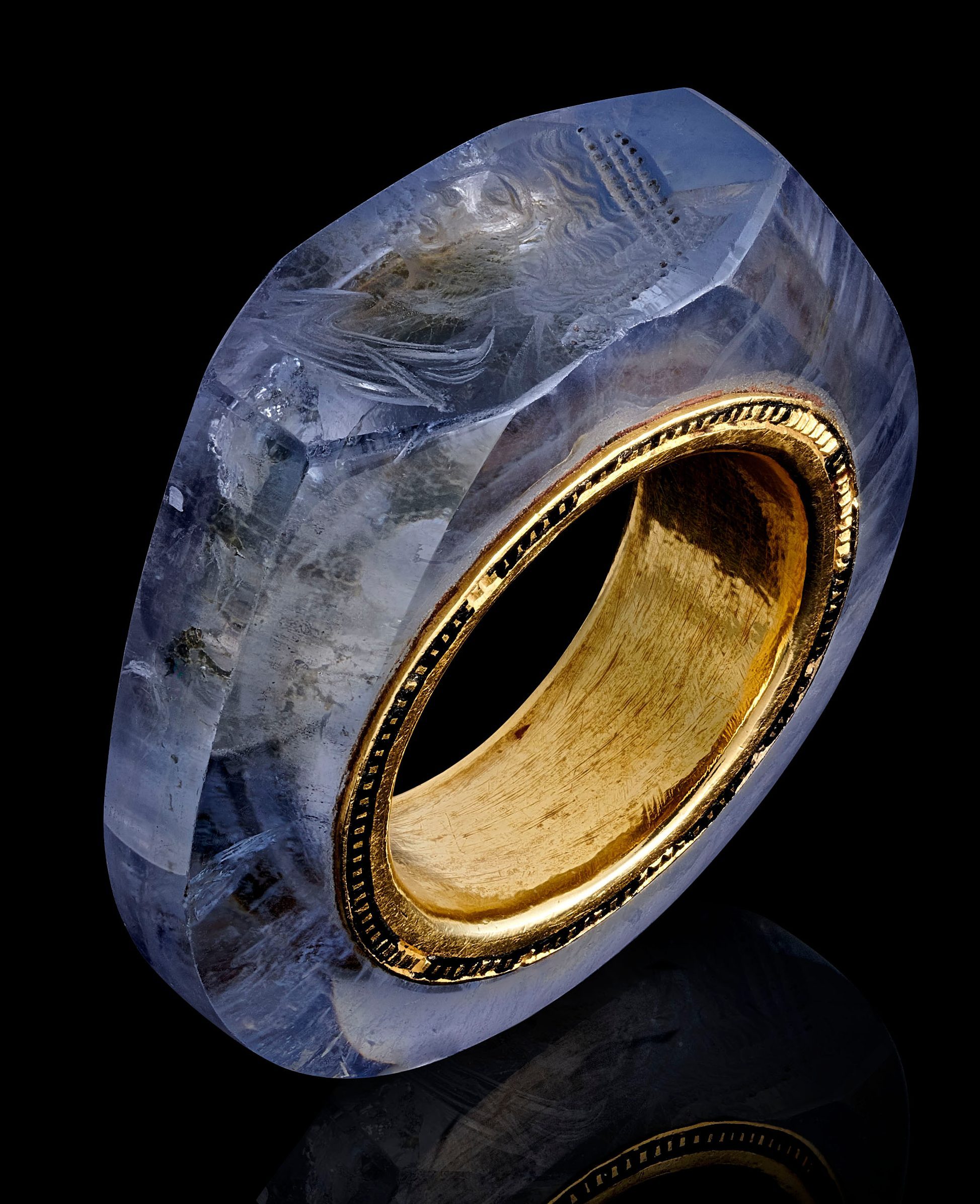 The History Blog » Blog Archive » Sapphire ring maybe worn by Caligula