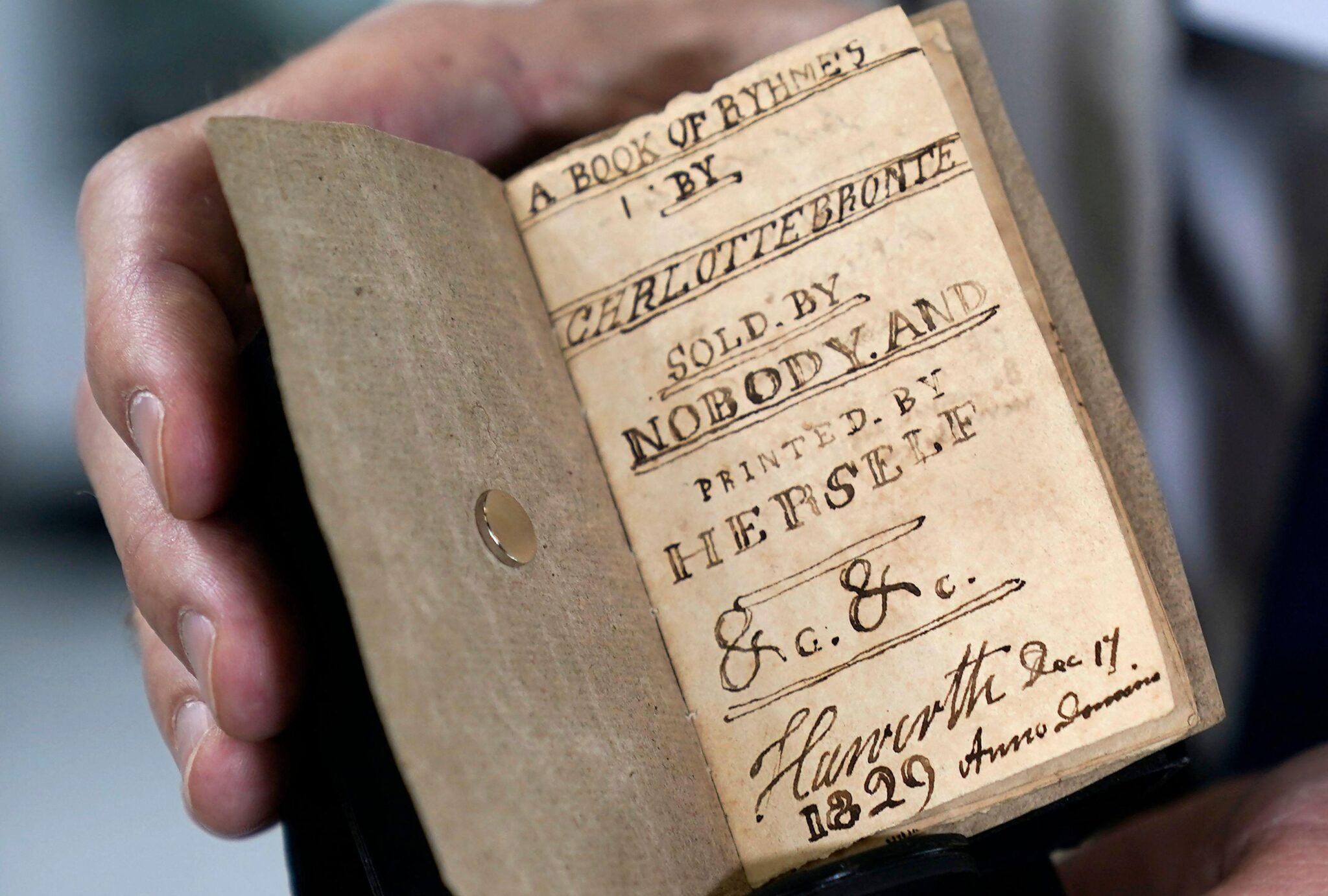Museum acquires lost Charlotte Brontë mini-book