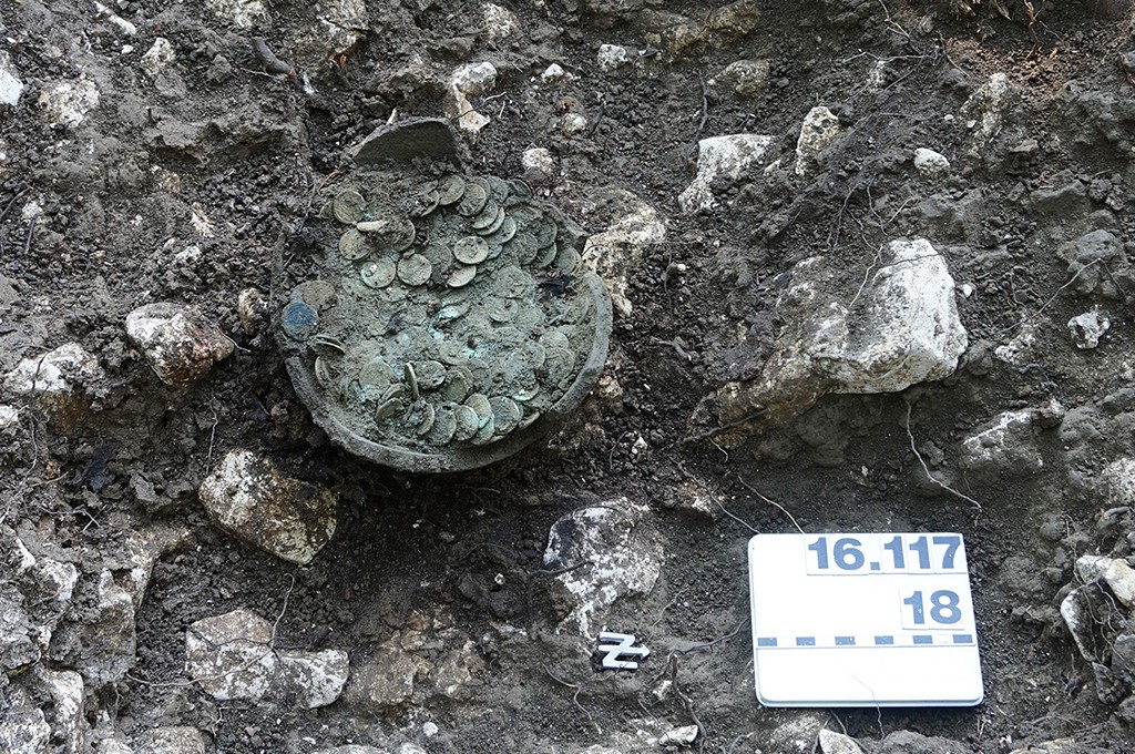 Rare coin hoard from Constantine’s reign found in Switzerland