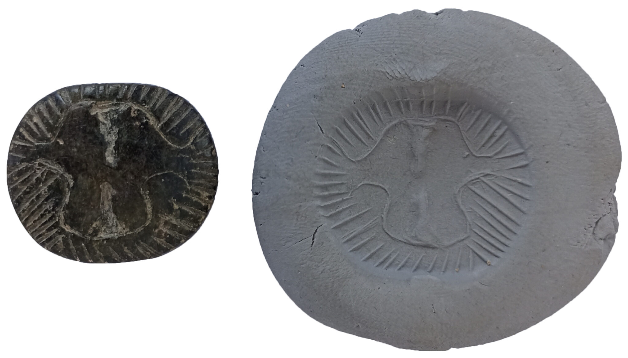 Neolithic seal with bull heads found in Turkey