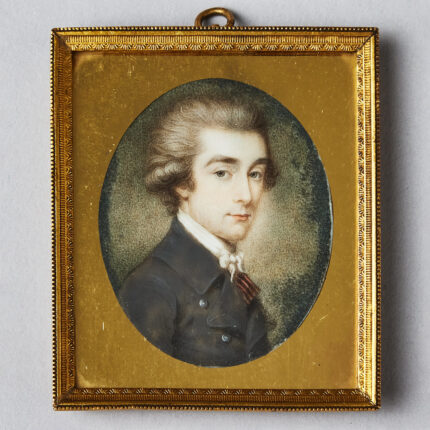 Unknown British artist, Portrait of Axel von Fersen, 1778. Photo courtesy Stockholms Auktionsverk.