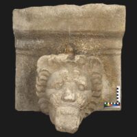 Unfinished lion's head simen, 5th century B.C. Selinunt project Ruhr University Bochum, Marc Klauss/Leah Schiebel.
