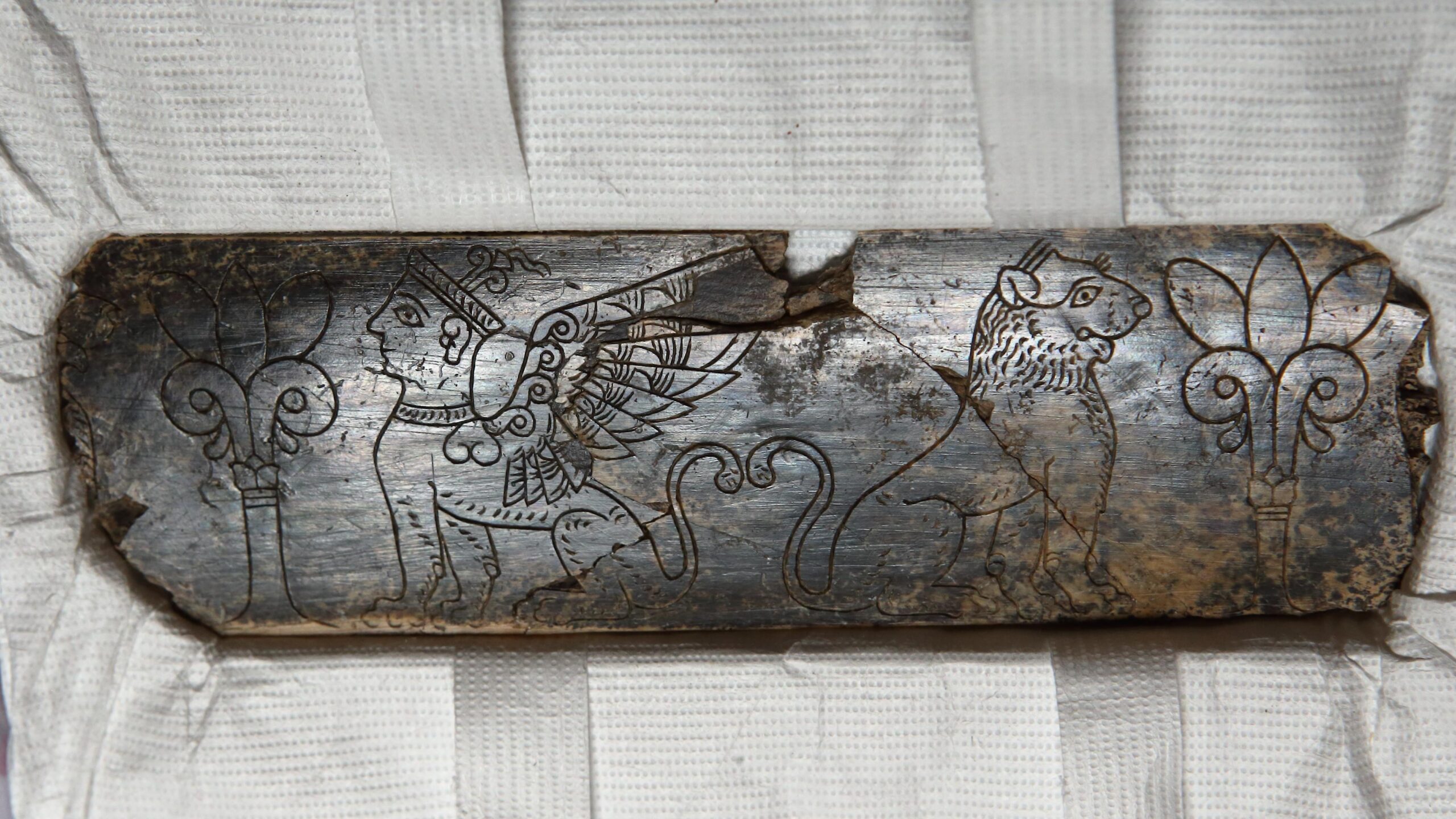 Iron Age engraved ivory found at Hattusa