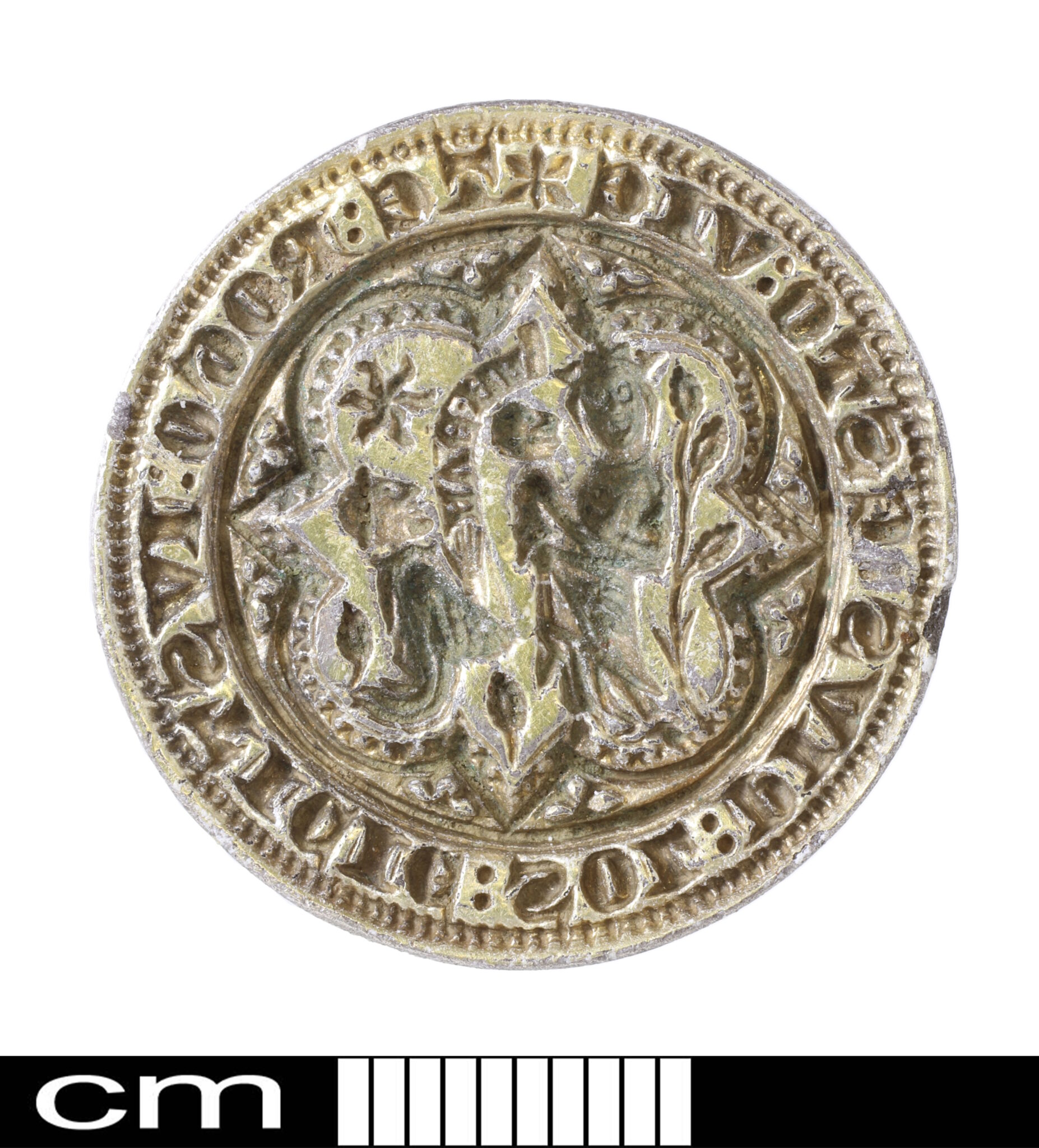 Unique medieval seal matrix found in Norfolk