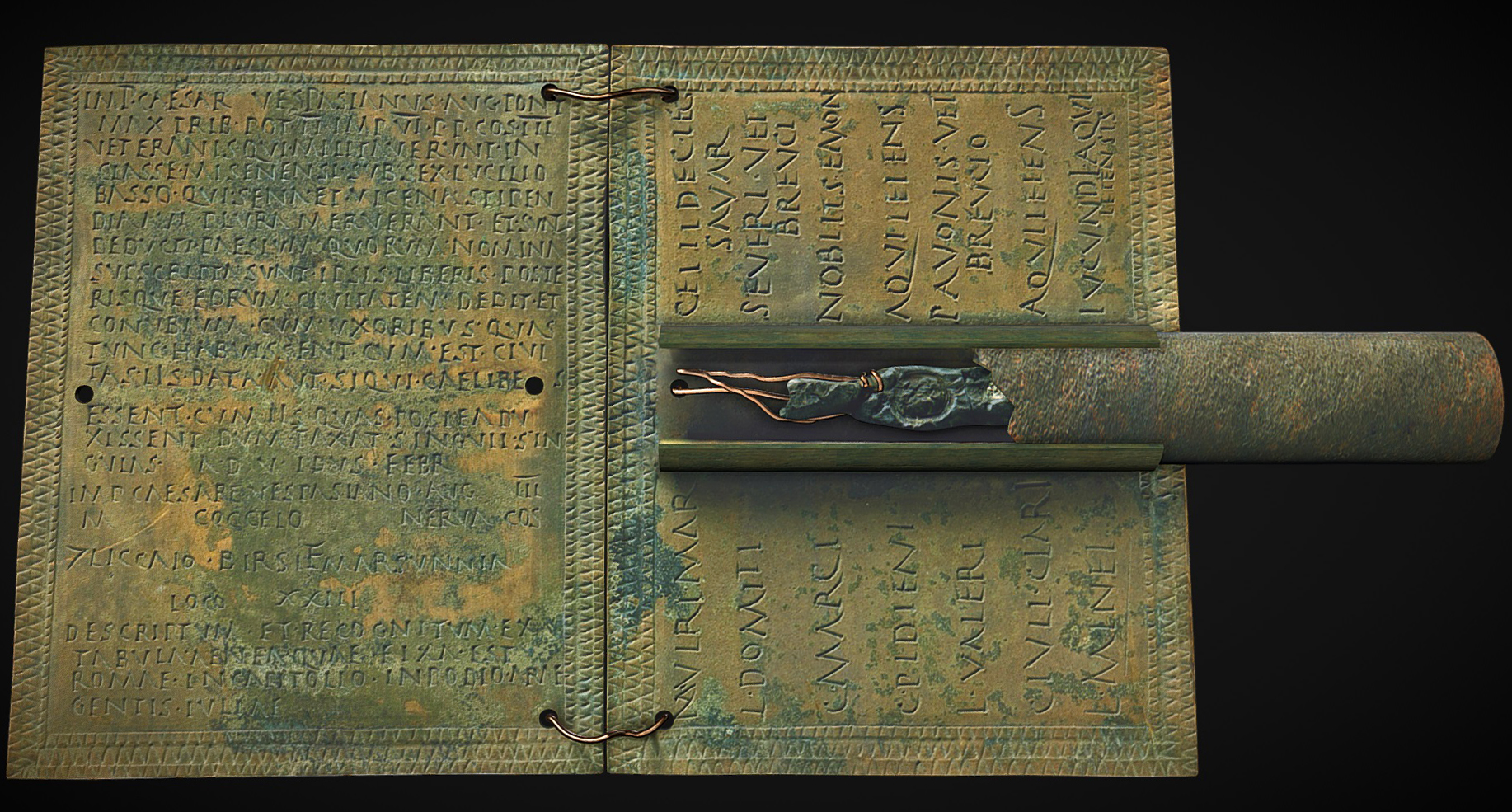 Best-preserved Roman military diploma in 3D