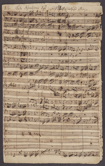 Bodleian acquires rare Bach manuscript