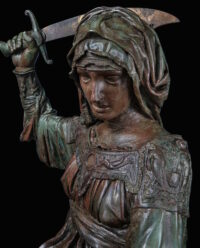 Detail of Judith about to decapitate Holofernes. Photo courtesy A. Quattrone, Friends of Florence.