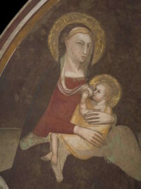 Madonna and Child detail after restoration. Photo courtesy Ottaviano Caruso.
