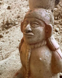 Defeated warrior. Photo courtesy Huacas de Moche Archaeological Project UNT