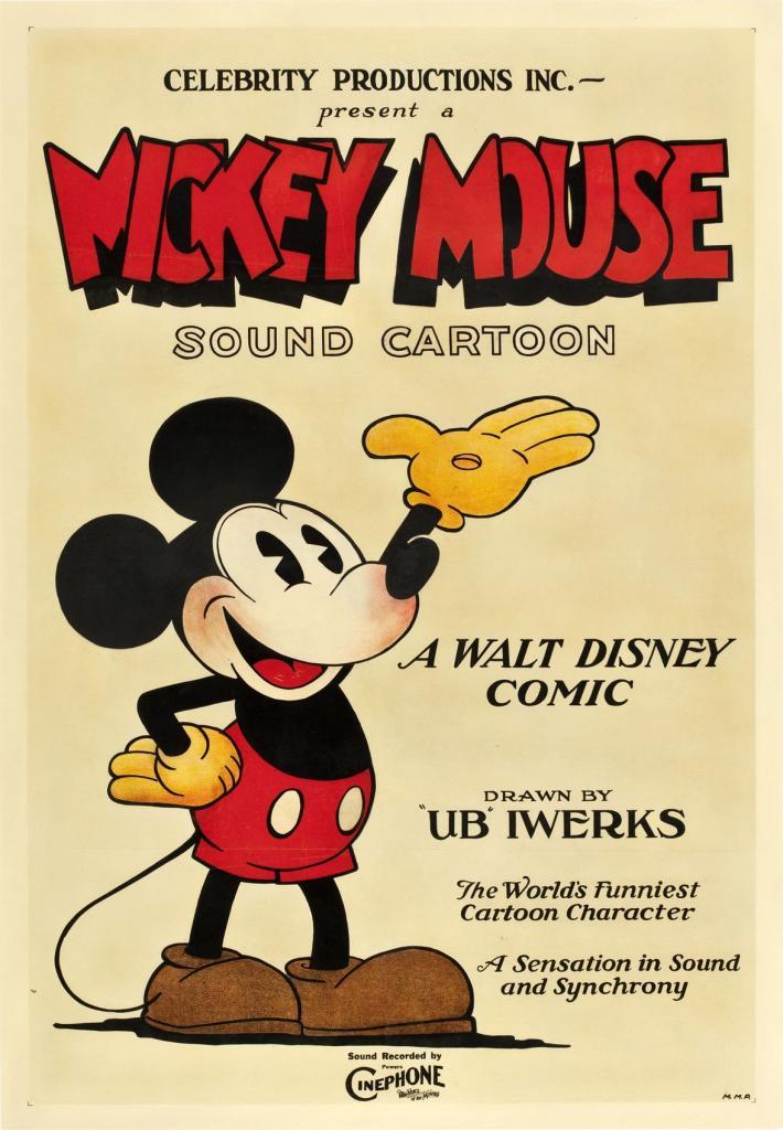 Mickey Mouse Plane Crazy Poster