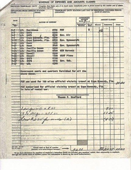 Buzz Aldrin’s travel voucher to the moon – The History Blog