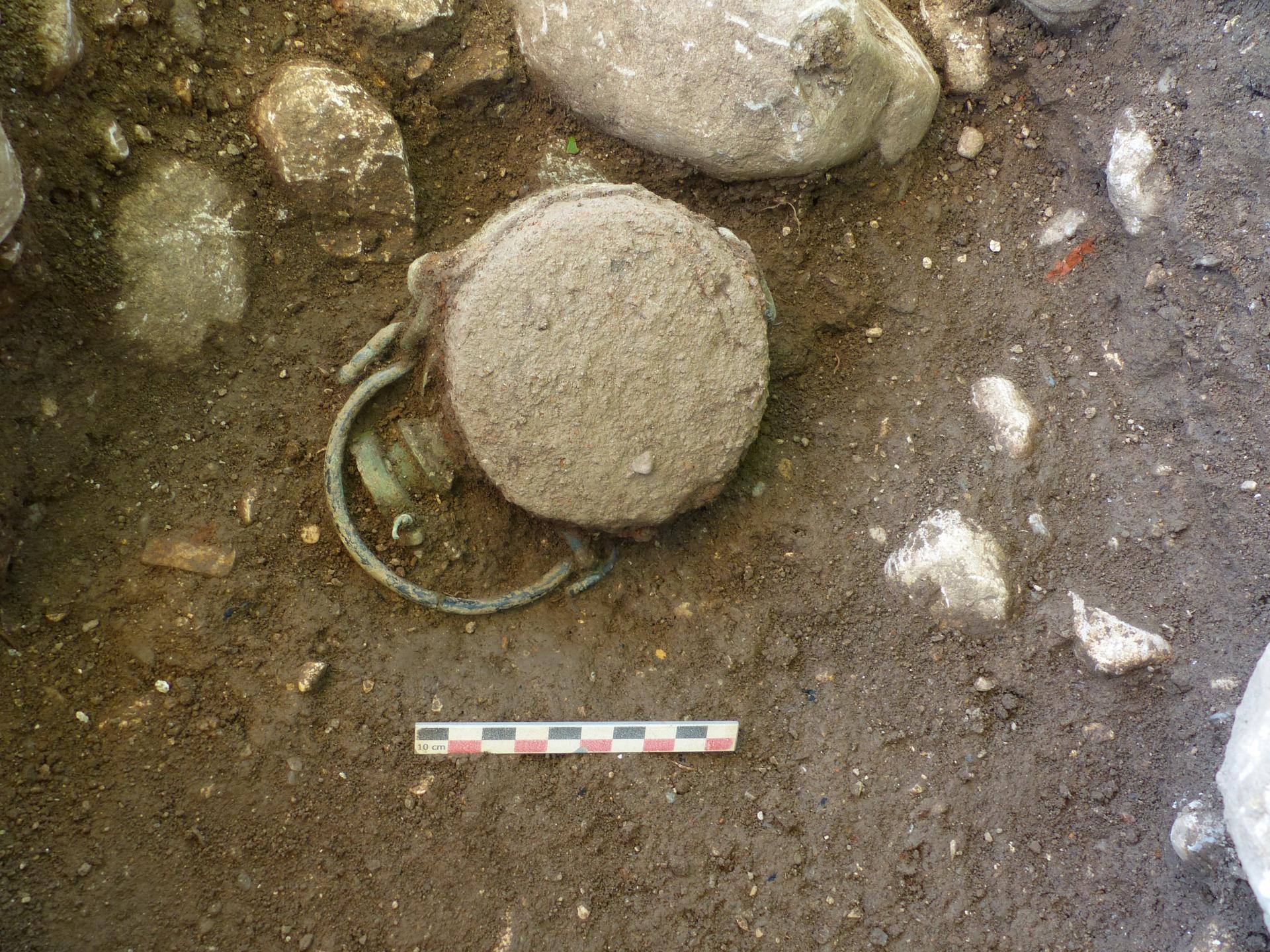 Pristine legionary canteen found at Roman sanctuary in France – The History Blog