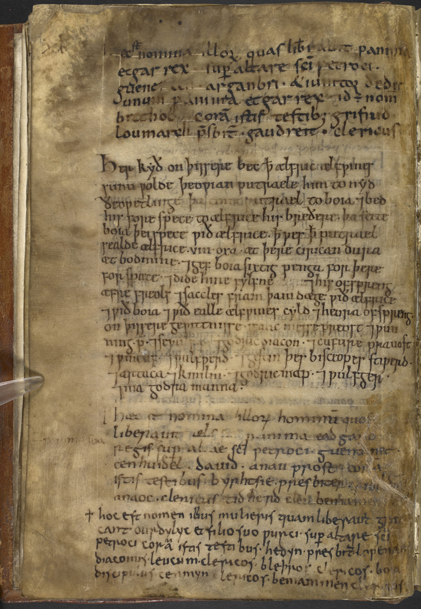 Manx Text Sample The History Blog » Blog Archive » Oldest Cornish text goes on display