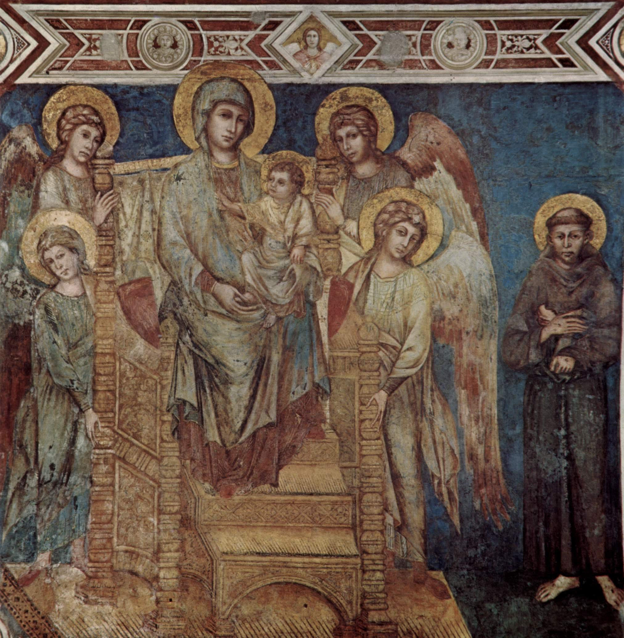Cimabue’s St. Francis restored, courtesy of Ferrari